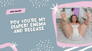 POV You're My Diaper! Enema And Release