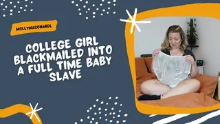 College Girl Cheats On Test & Gets Blackmailed Into Being A Diaper Slave