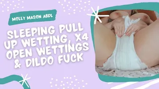 Pull Up Accident, Open Diaper Pee & Cum