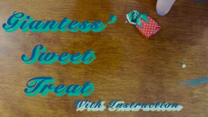 Giantess' Sweet Treat (WITH VOICEOVER)