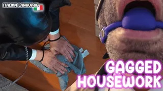 Gagged Housework MOBILE - Italian Language