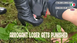 Arrogant loser gets punished - Punizione per un coglione arrogante [SUB ENG]