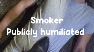 Smoker publicly humiliated SUB ENG