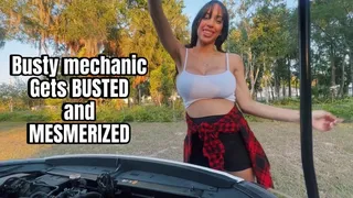 Busty Mechanic Gets BUSTED and MESMERIZED