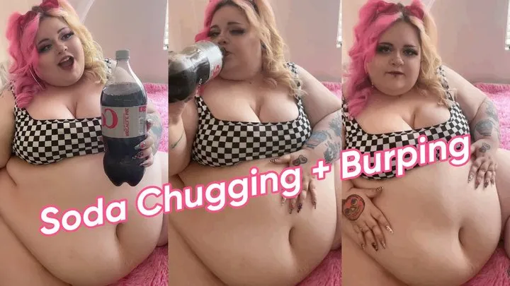 Soda Chug and MASSIVE Burping