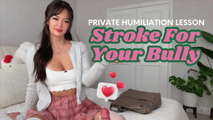 Private Humiliation Lesson - Stroke For Your Bully JOI