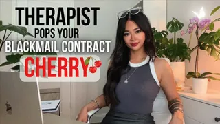 Psychiatrist Pops Your Blackmail Contract Cherry