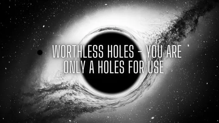 The NLP toolbox: Worthless Holes - You are ONLY a Holes for Use