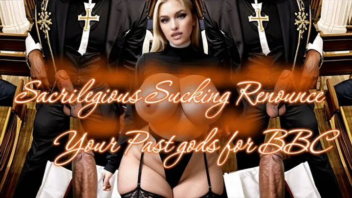 Sacrilegious Sucking: Renounce Your Past gods for BBC