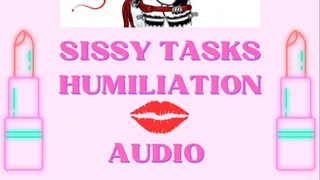 Sissy public humiliation tasks AUDIO