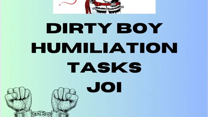 Follow my instructions slave Humiliation JOI