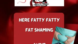 Fatty shaming your fat ass audio humiliation