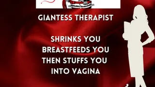 Giantess doctor, shrinking, breastfeeding, pussy stuffing AUDIO