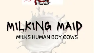 Good boy cows get milked at the milking factory audio