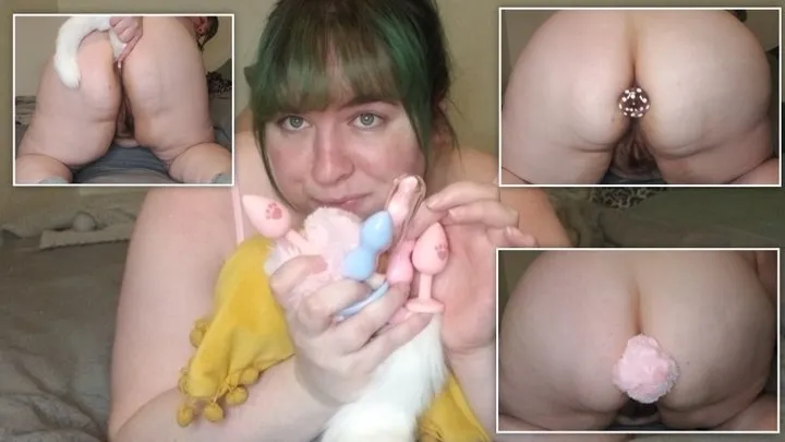 Trying Out 5 New Butt Plugs in My Fat BBW Ass