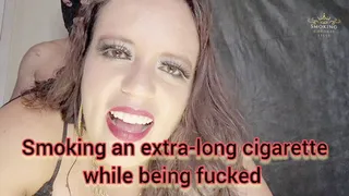 Smoking an extra-long cigarette while being fucked - SFL195