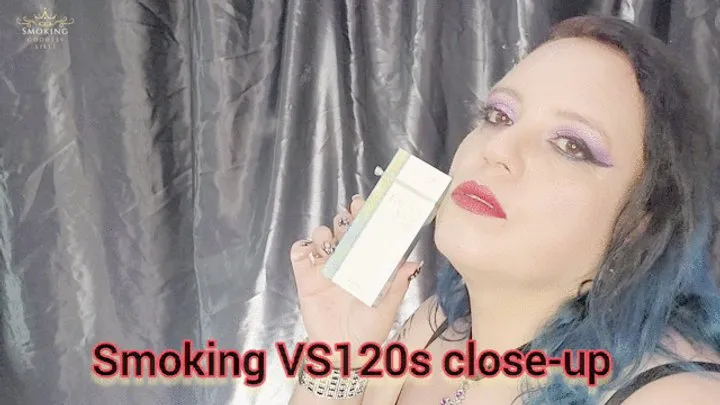 Smoking VS120s close-up - SGL040