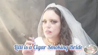 Lilli is a Cigar Smoking Bride - SFL061
