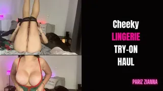 CHEEKY LINGERIE TRY-ON VIDEO