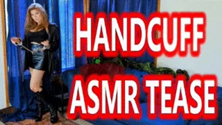 Handcuff ASMR Tease - Candle Boxxx Female Domination Handcuffs and Shackles Cock Tease Handcuff Fetish Shackles Fetish Leather Fetish Femdom POV