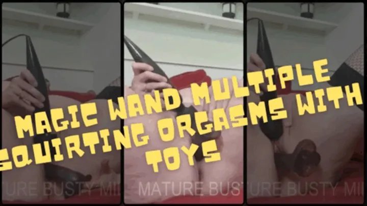 Multiple Squirting Orgasms Wand, Vibrations and Toys 1