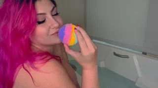 Bubble Bath Smoke and Titty Fuck
