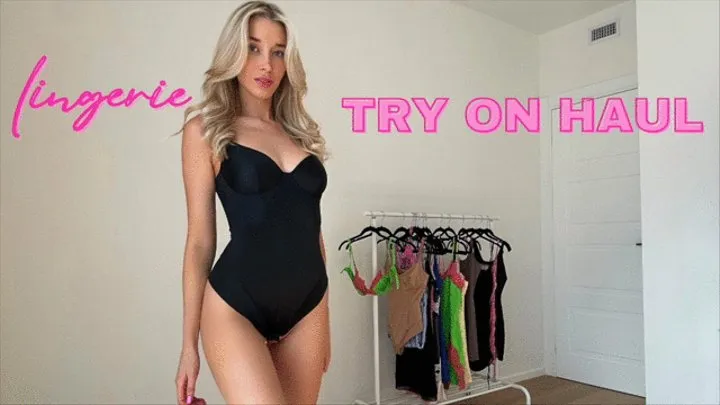 SEXY LINGERIE TRY ON HAUL