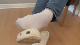 Crocs and socks Shoeplay