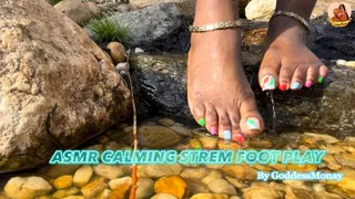 ASMR Calming Stream Foot Play