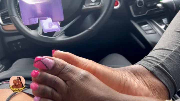 Givivng My Neighbor a Foot Job In His Car by GoddessMonay