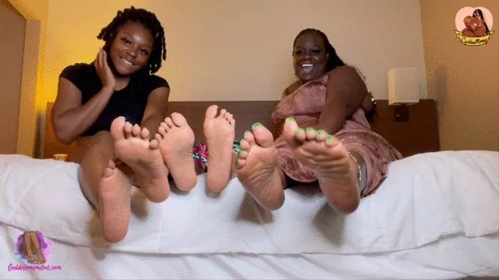 FOOT STEP-DADDY JOI BY GODDESSMONAY FT GODDESS MIMI, GHOSTBABE