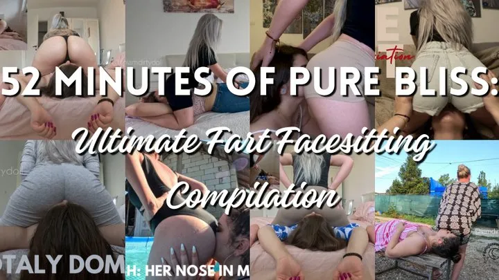 52 Minutes of Pure Bliss: Ultimate Fart Facesitting Compilation