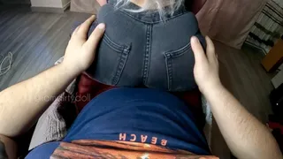 POV Farting in your lap in Jeans