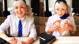 POPULAR SCHOOL GIRL CHERRY WANTS TO HELP YOU - JOI