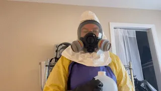 CHEMICAL PLANT WORKER TESTS CS GAS ON YOU