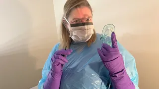 Masked and Gloved Dentist Works on Your Teeth