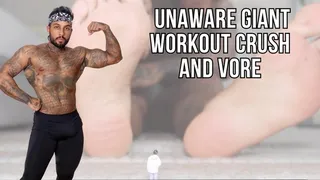 Unaware giant workout crush and vore - Lalo Cortez