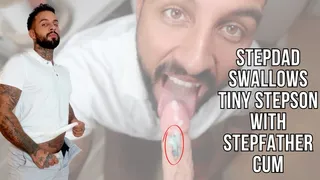 Stepdad swallows tiny stepson with stepfather cum - Lalo Cortez