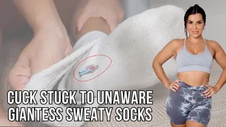 Tiny cuck stuck to unaware giantess sweaty socks - Lalo Cortez and Vanessa