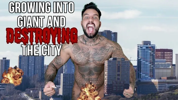 Growing into giant and destroying the city - Lalo Cortez