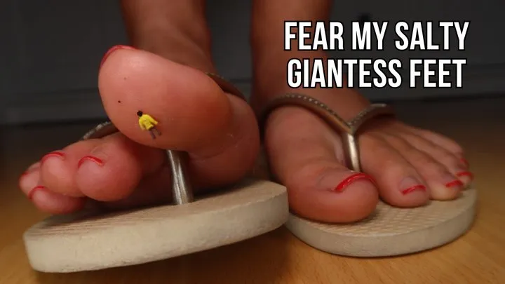 Fear my salty giantess feet - Lalo Cortez and Vanessa