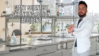 Giant scientist shrinking potion accident - Lalo Cortez