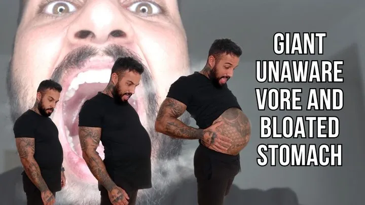 Unaware giant vore and bloating - Lalo Cortez