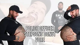 Giant police officer donut vore - Lalo Cortez