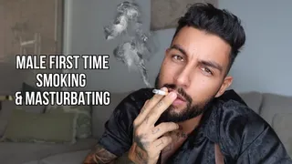 First time smoking as I masturbate - Lalo Cortez