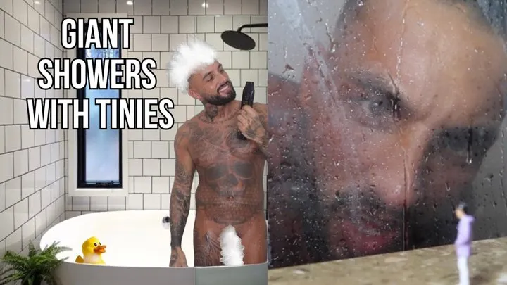 Showering with tinies | Giant humiliation, crush and vore - Lalo Cortez