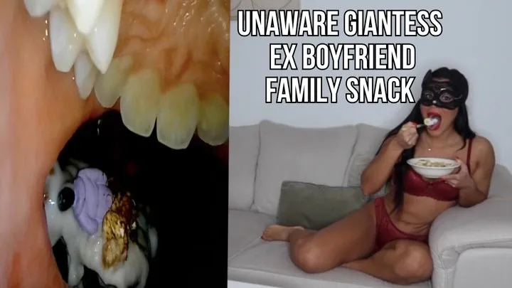 Ex boyfriend reverse family snack | Unaware giantess vore POV - Lalo Cortez and Vanessa