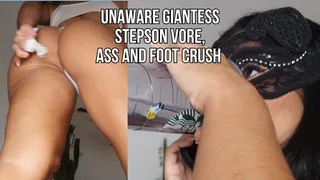 Unaware giantess stepmom crush and vore - Lalo Cortez and Vanessa