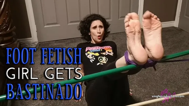 Foot Fetish Girl Gets Bastinado