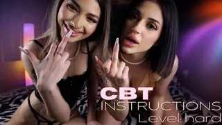 CBT Instructions - Level: Hard ft Goddess Ellyah